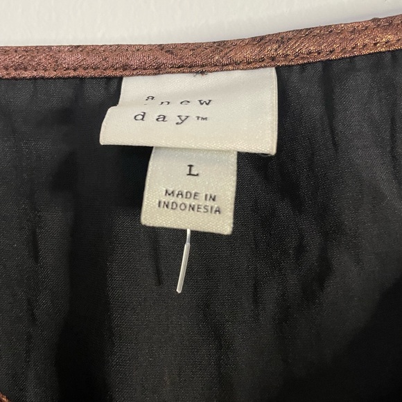 Brown Shimmery Cocktail Dress - Picture 2 of 4